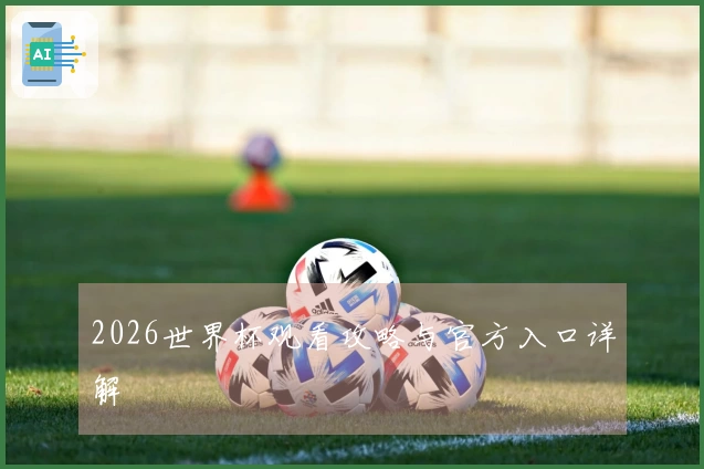 2026世界杯观看攻略与官方入口详解
