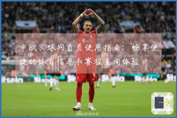 中欧买球网首页使用指南：畅享便捷的体育信息和赛程查询体验
