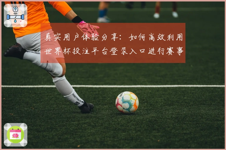 真实用户体验分享：如何高效利用世界杯投注平台登录入口进行赛事观看